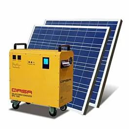 Solar generator unit with solar panels